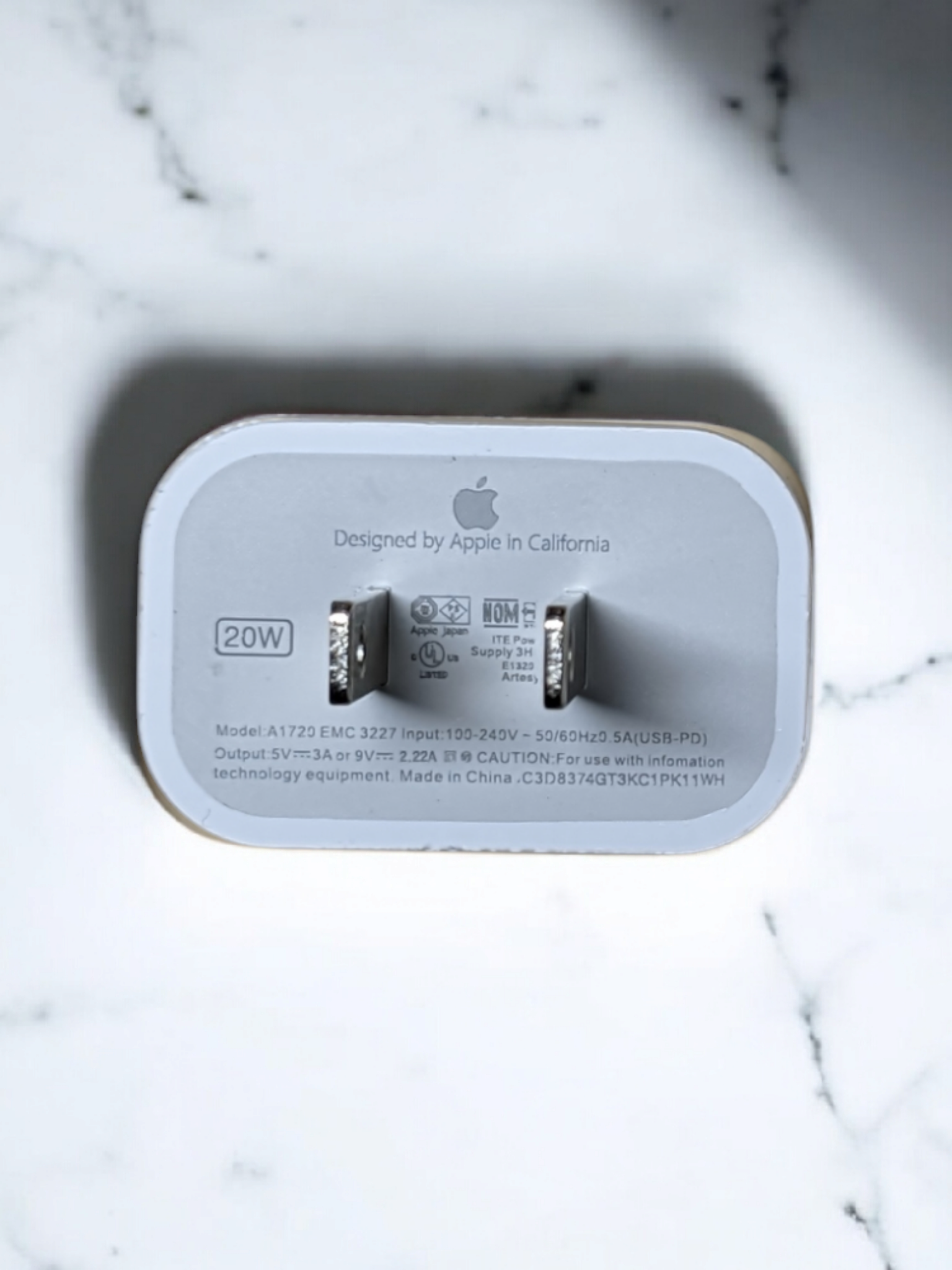 CARGADOR 20 W C A L IPHONE premium