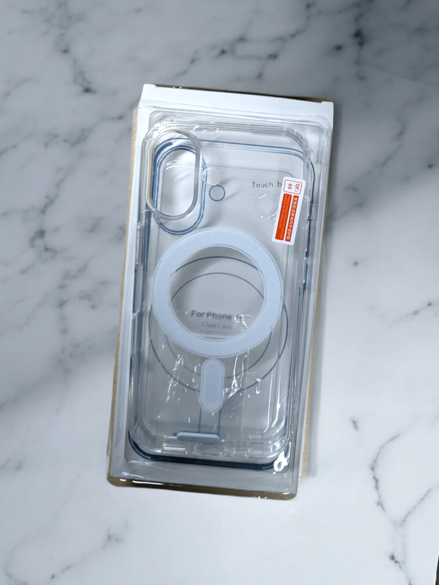 FUNDA MAGSAFE IPHONE  TRANSPARENTE