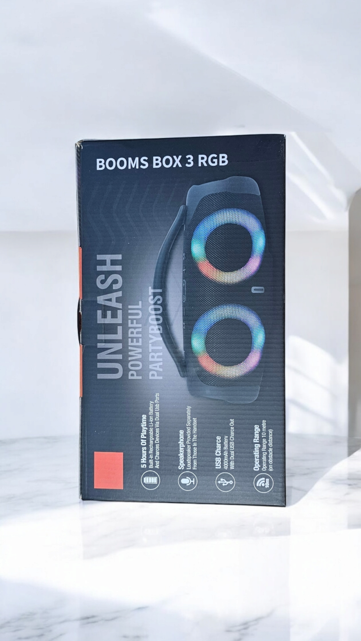 BOCINA BOOMS BOX 3 RGB