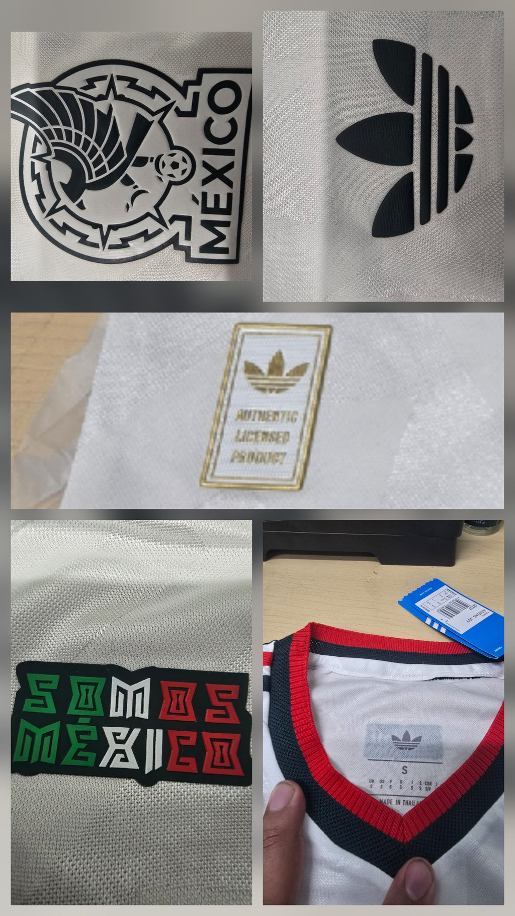 Playera mexico blanca