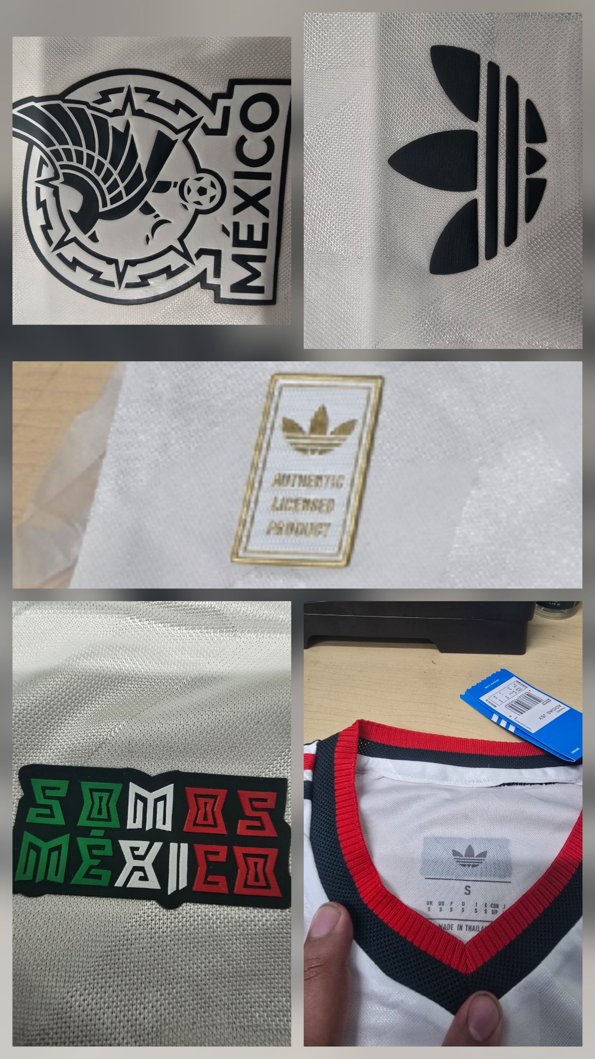 Playera mexico blanca