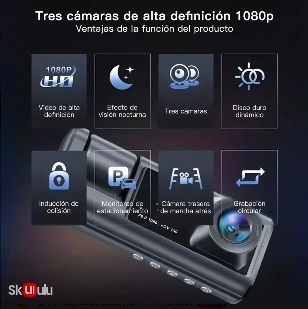 camara de carro reversa y frente