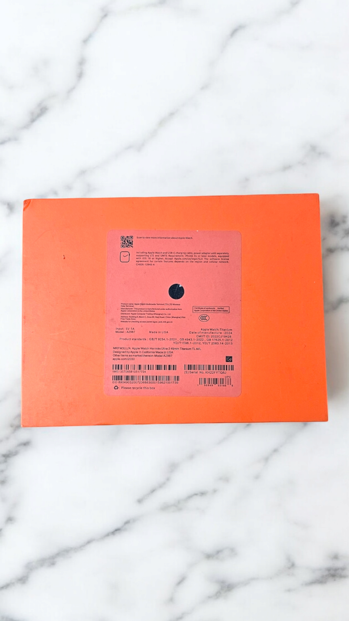 Applewatch Hermes series ultra